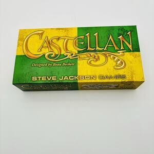 Castellan board game Green/Yellow 1st Edition Complete 2013 Steve Jackson VG